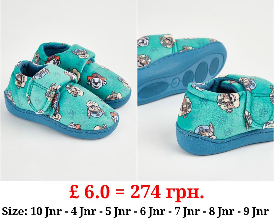 PAW Patrol Green Cupsole Slippers