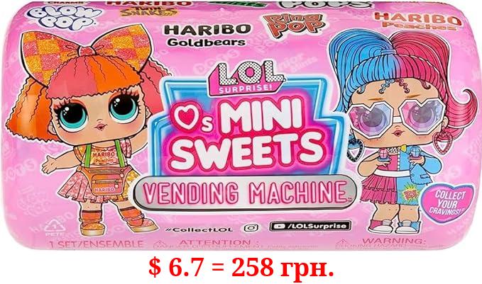 L.O.L. Surprise! Loves Mini Sweets Series 3 Vending Machine with 8 Surprises, Accessories, Vending Machine Packaging, Limited Edition Doll, Candy Theme, Collectible Doll- Great Gift for Girls Age 4+
