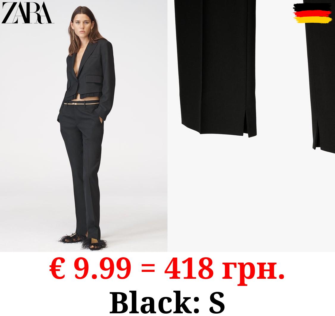 TROUSERS WITH A MASCULINE WAISTBAND - LIMITED EDITION