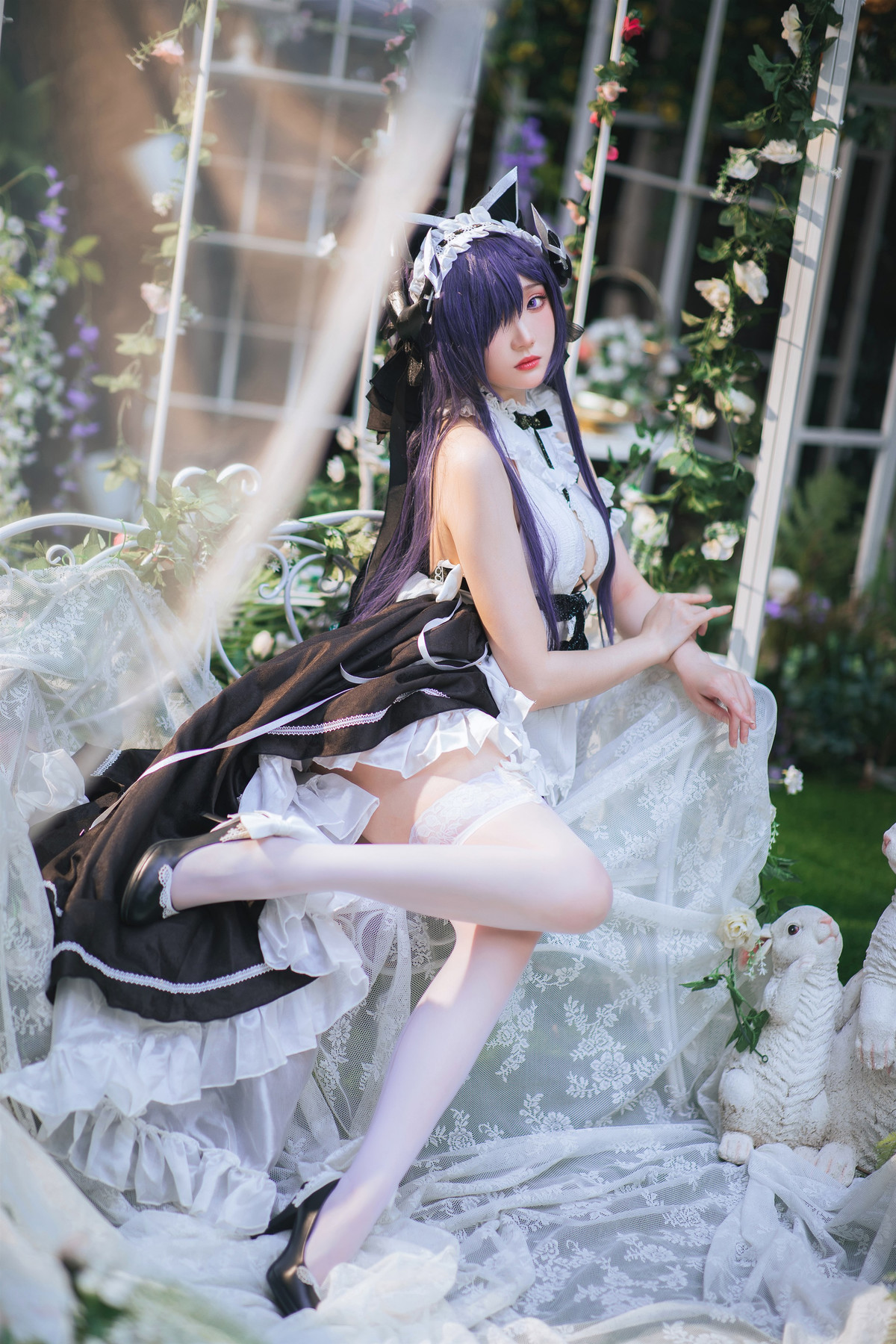 Cosplay 瓜希酱 碧蓝航线 奥古斯特女仆 2