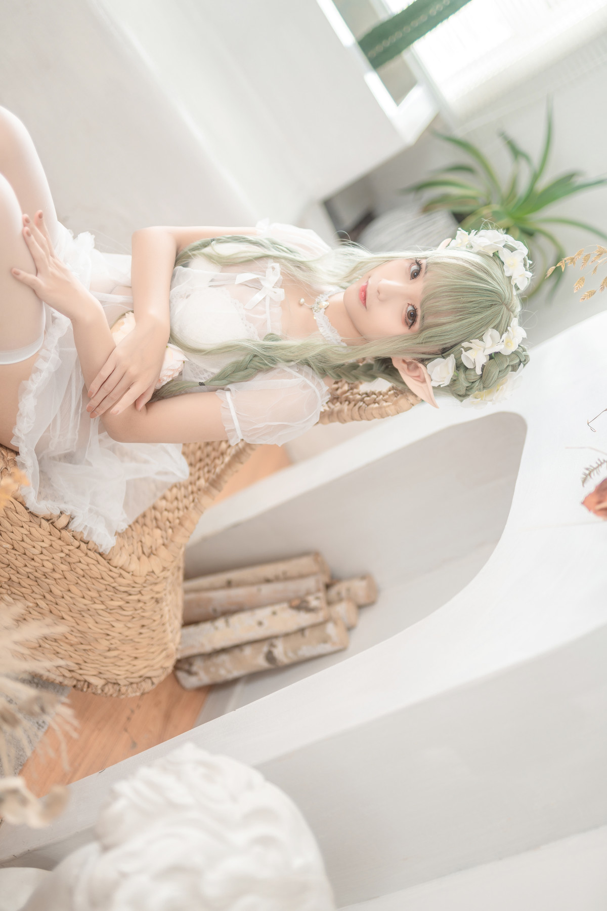 Cosplay 蠢沫沫Chunmomo 《尖耳国度》绿精灵 8