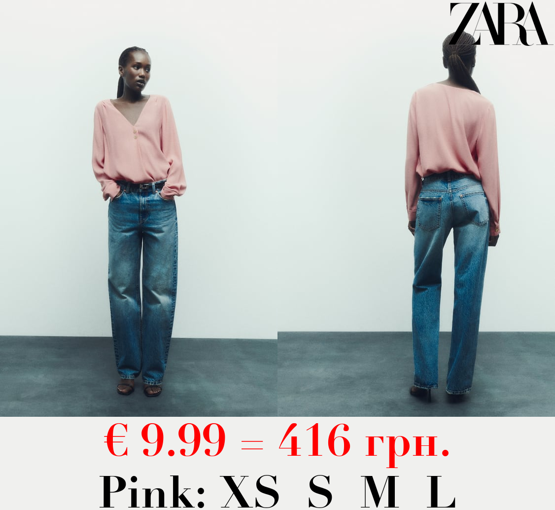 BLOUSE WITH GOLD BUTTONS