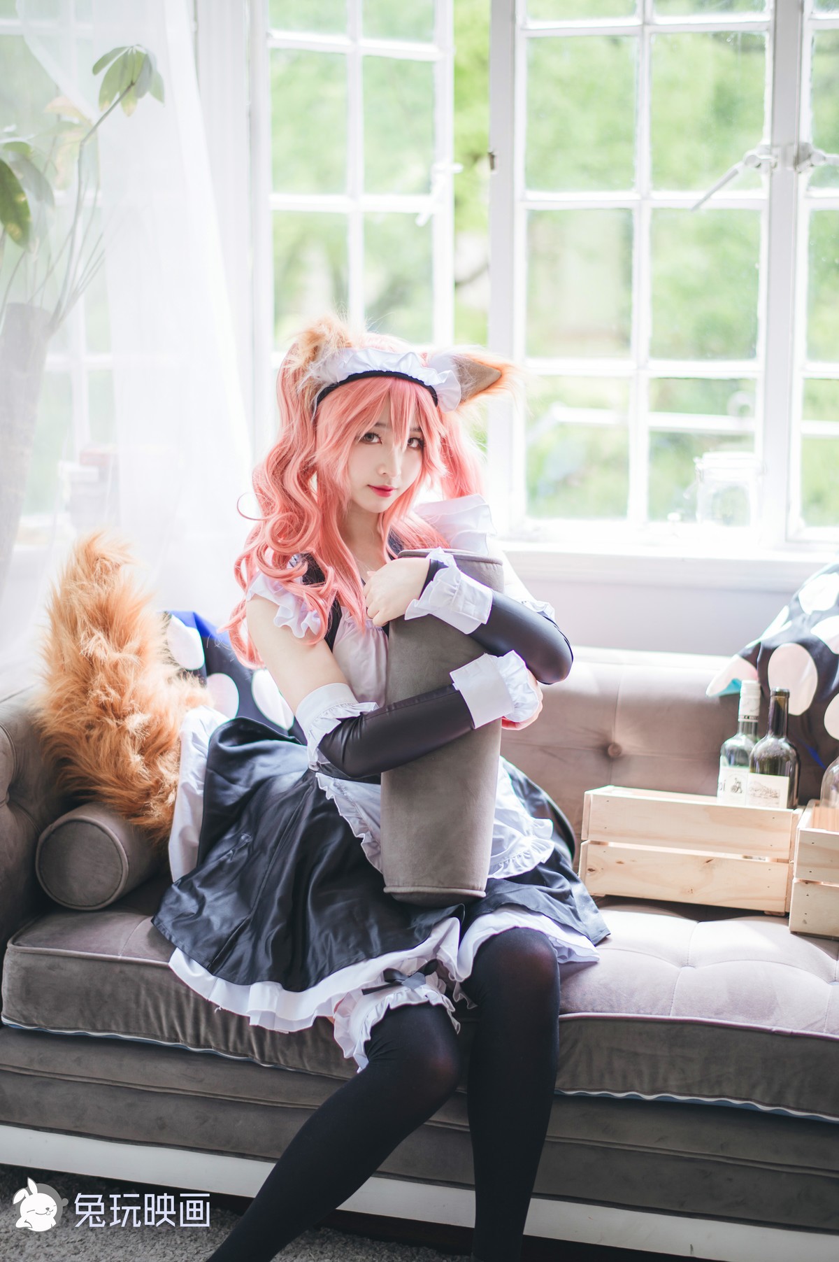 Cosplay 兔玩映画 女仆玉藻前 8