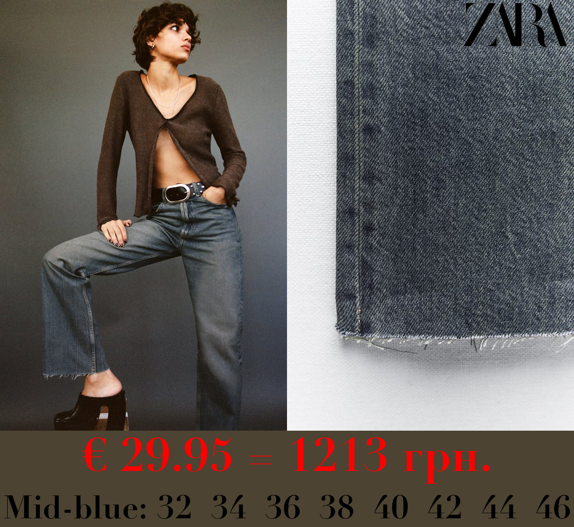 TRF HIGH-RISE WIDE-LEG JEANS