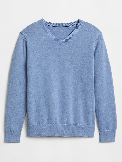 Kids V-Neck Pullover Sweater