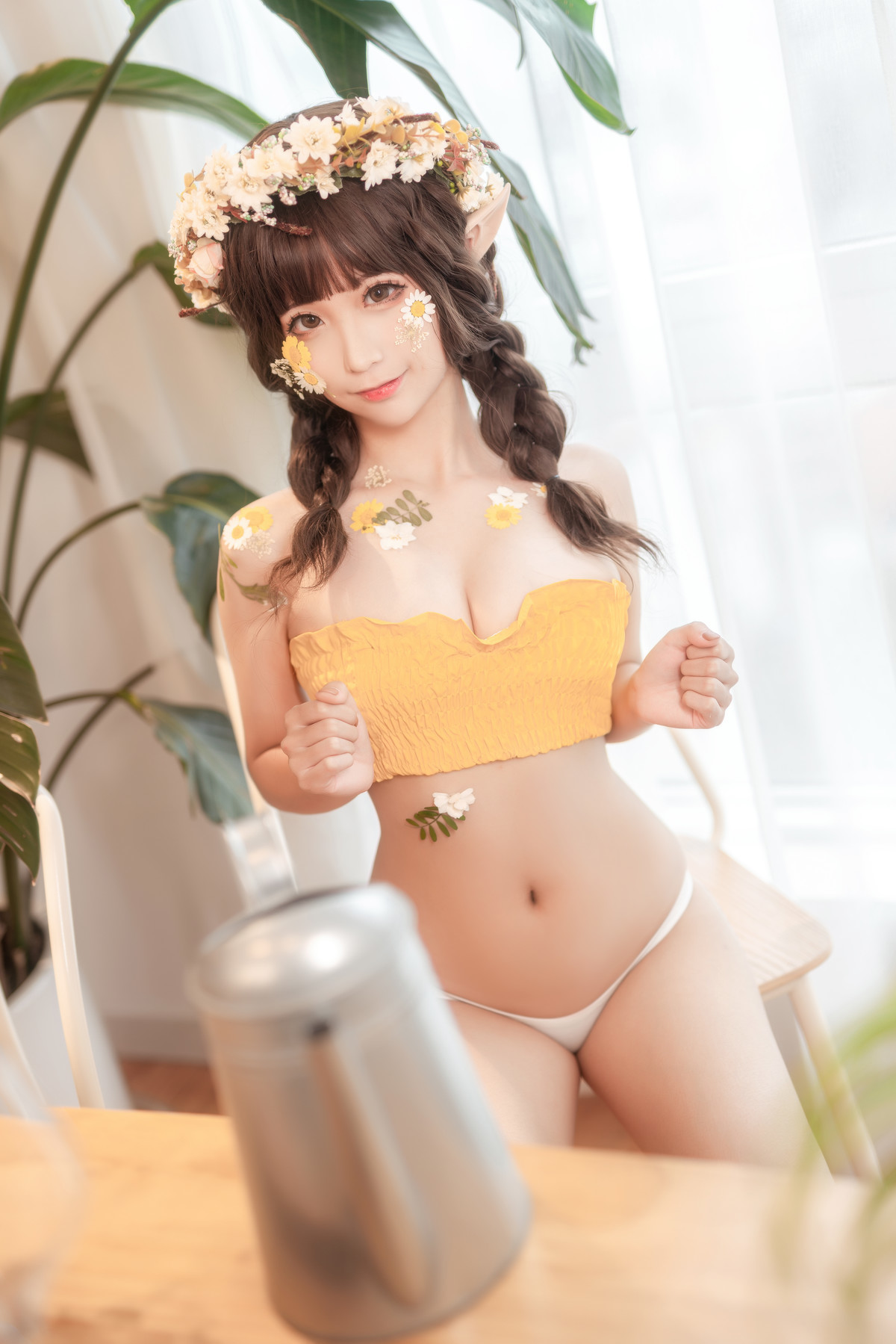 Cosplay 蠢沫沫Chunmomo 《尖耳国度》花精灵 35