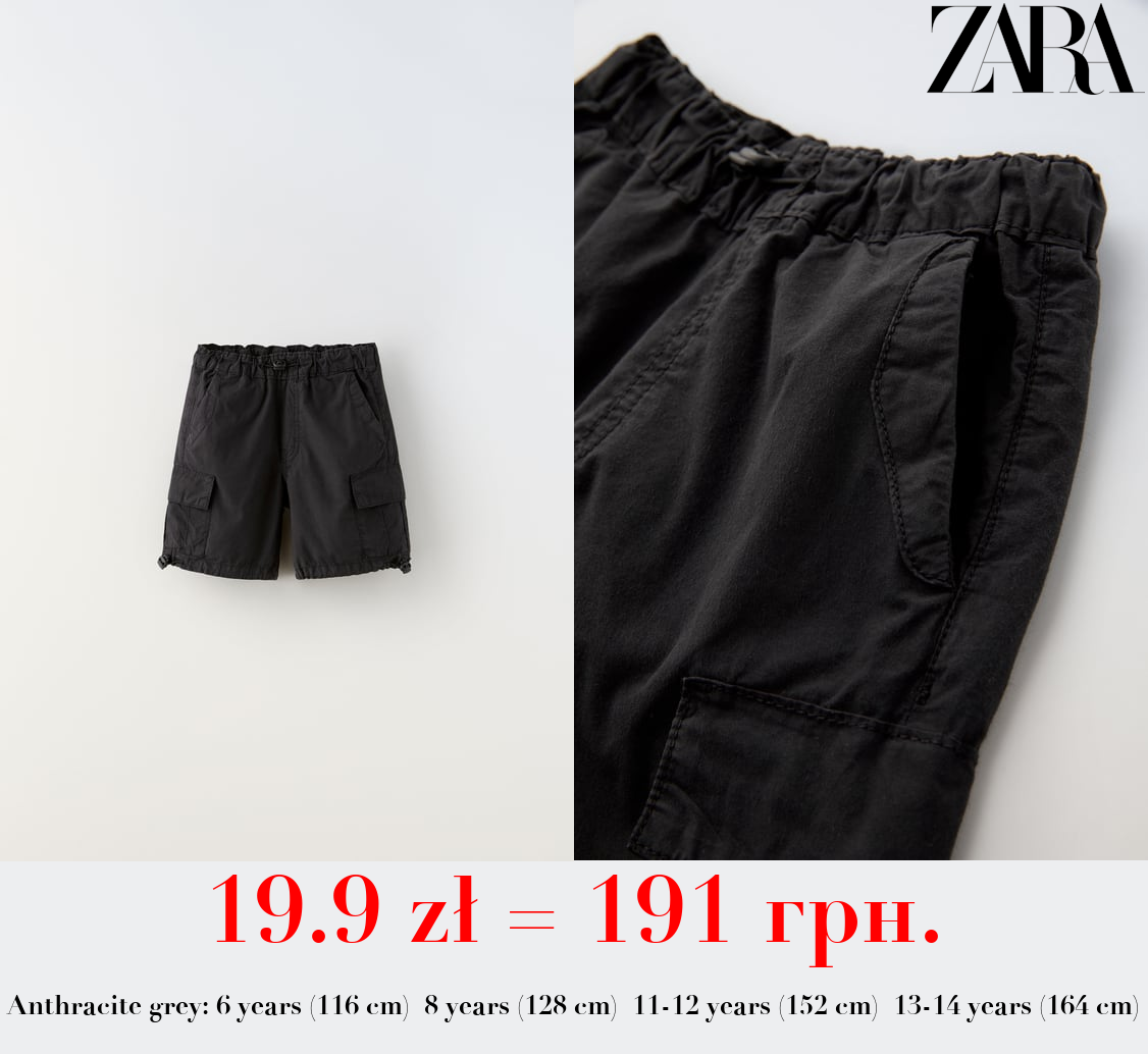 PARACHUTE CARGO BERMUDA SHORTS