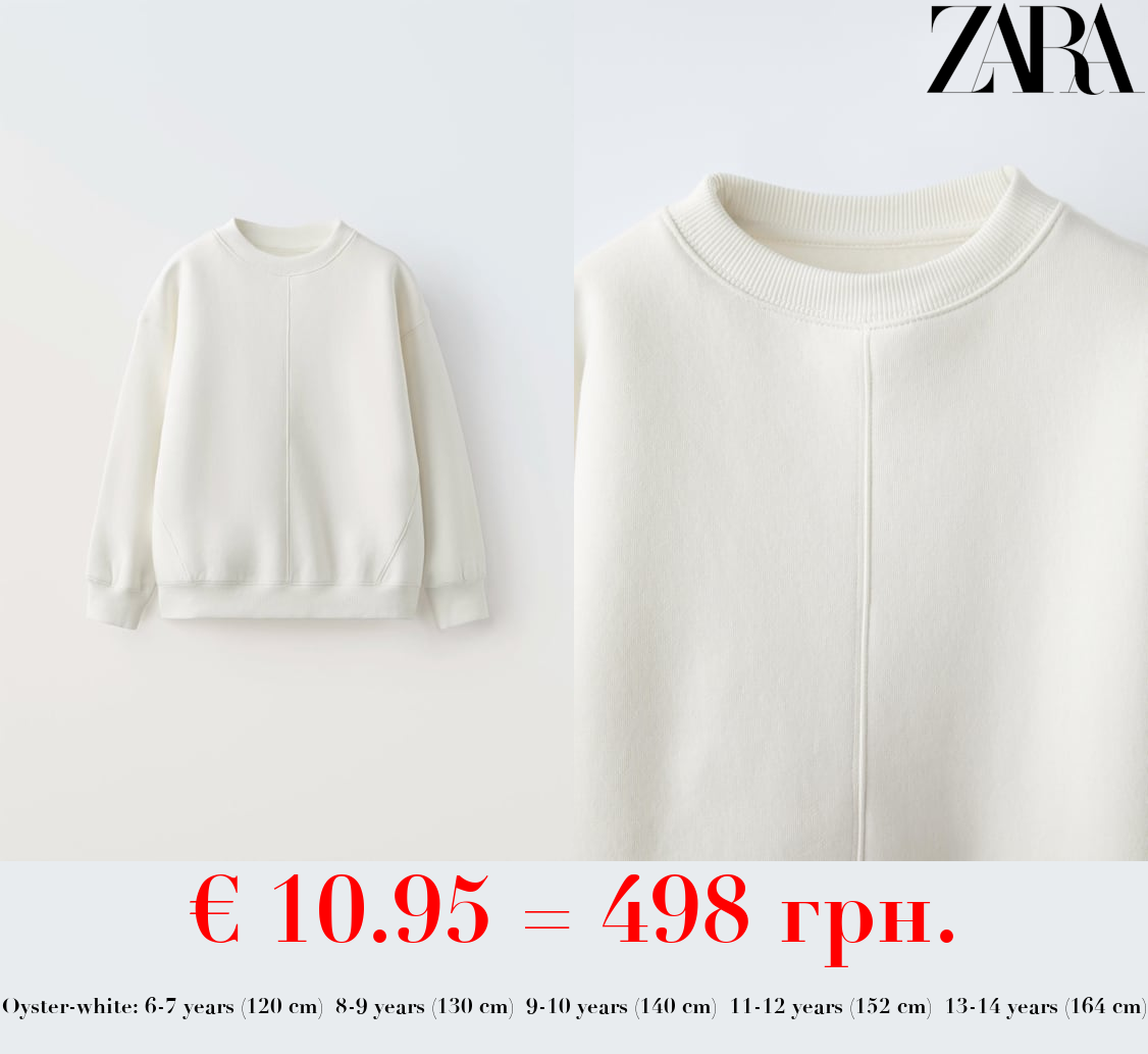 BASIC PLUSH SWEATSHIRT