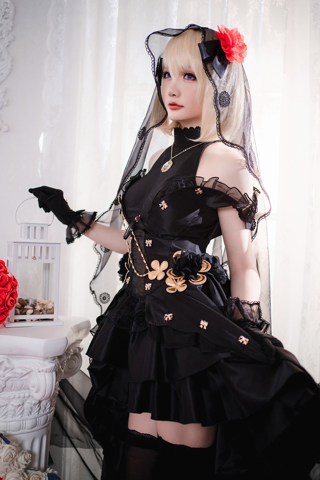 Cosplay 星之迟迟Hoshilily Z23婚纱 7