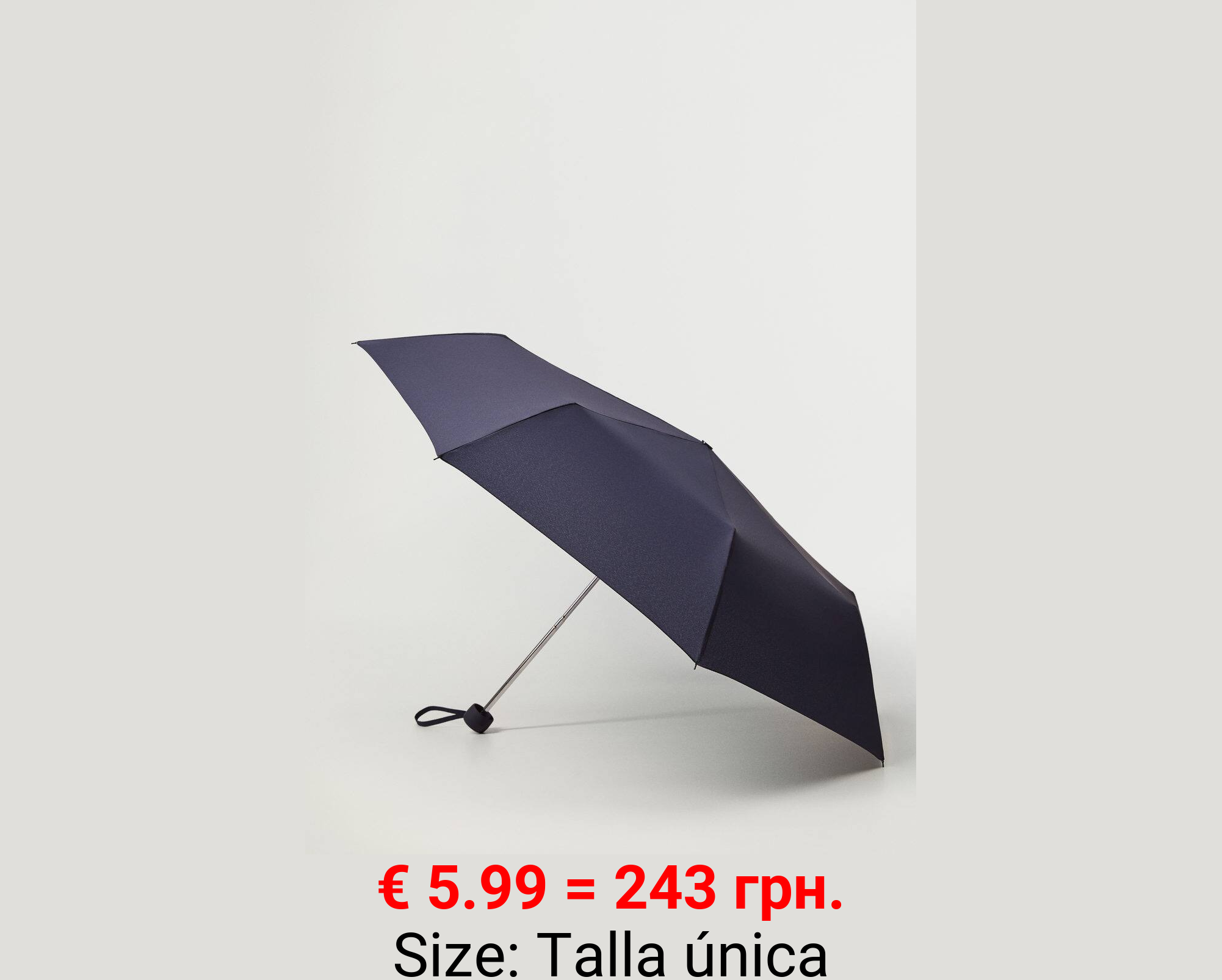 Paraguas plegable liso