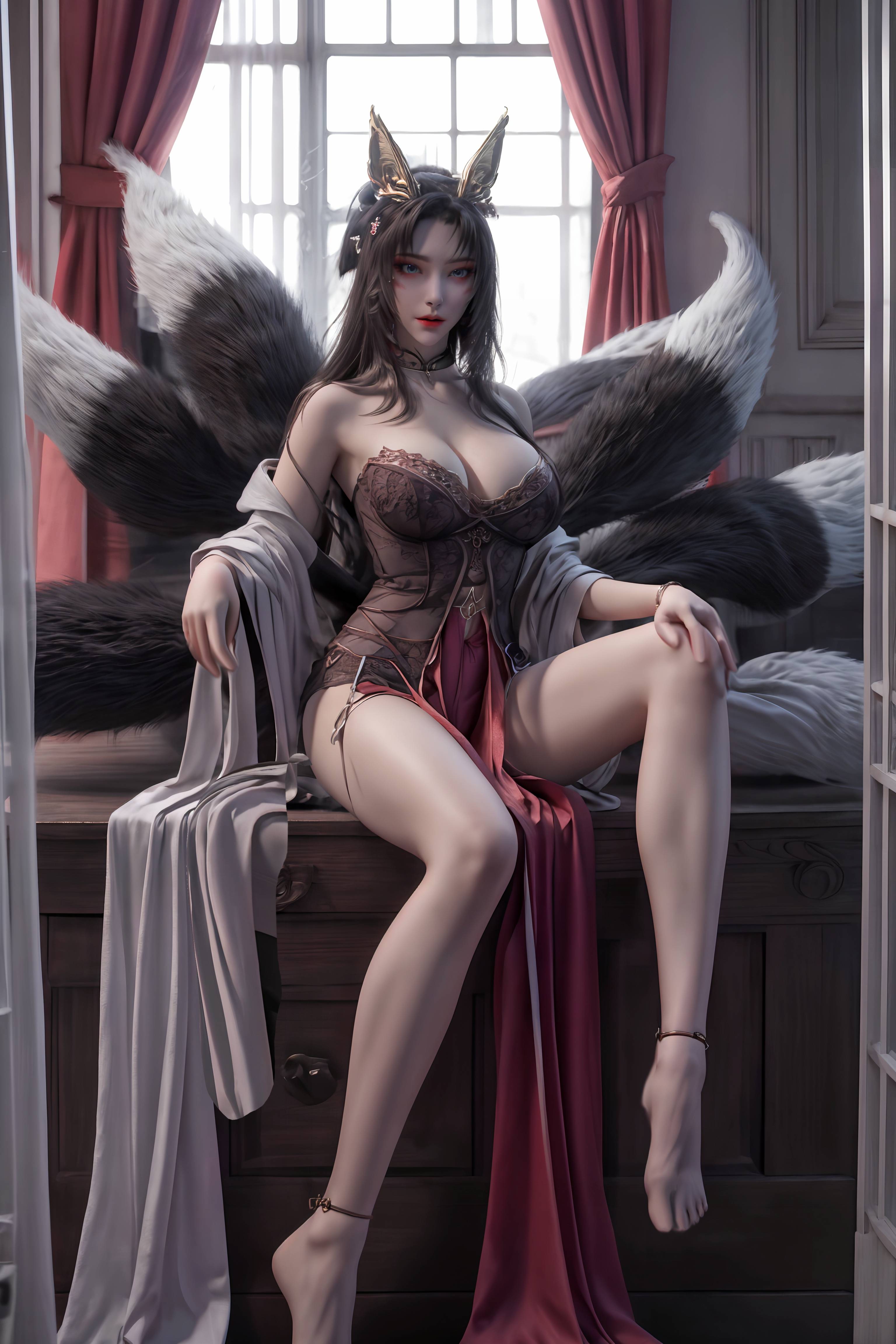 图片[17]-完美世界-天狐仙子 逼真狐尾-六色网