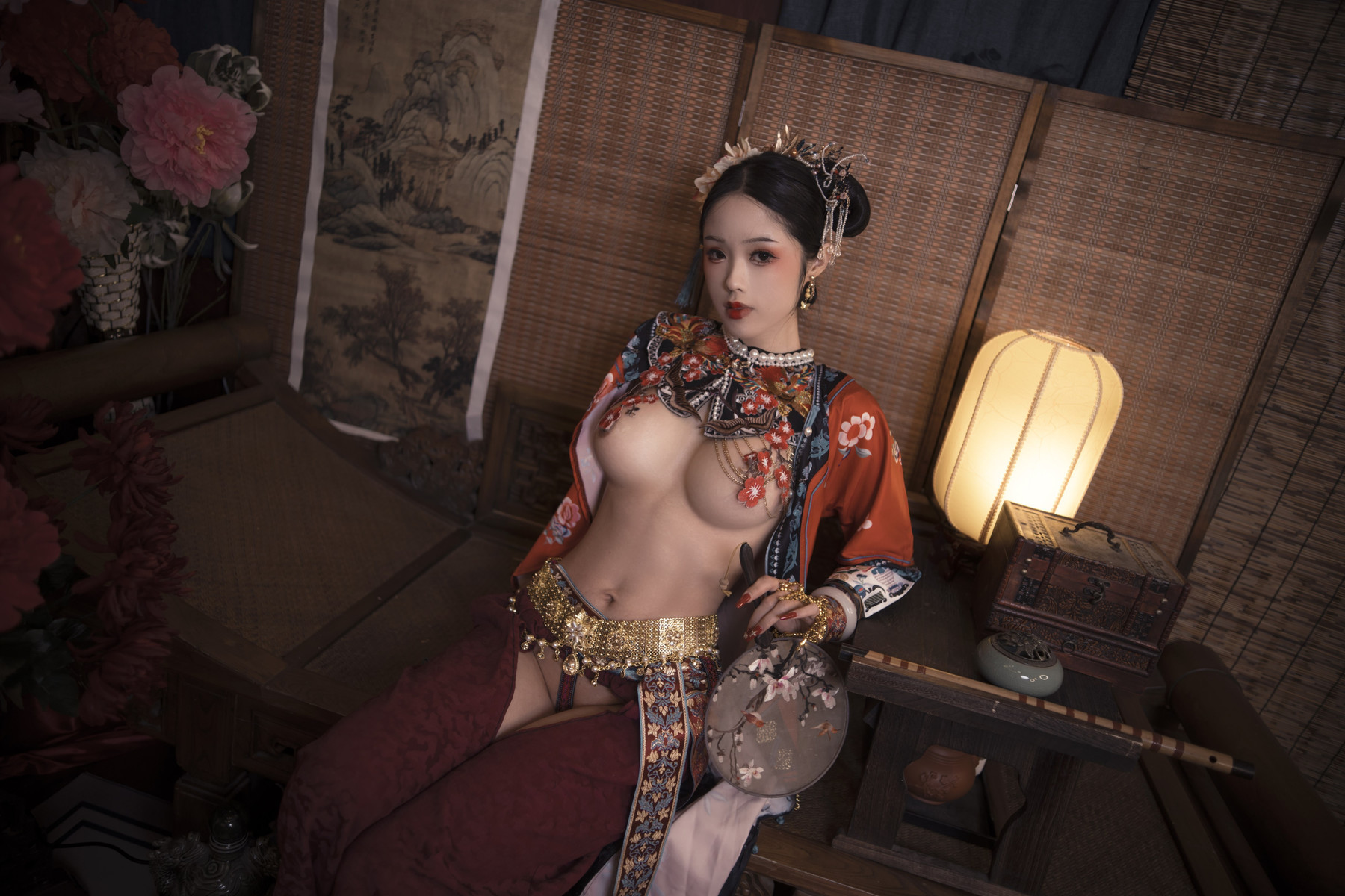 Cosplay 钛合金大粑粑 满清服饰 13