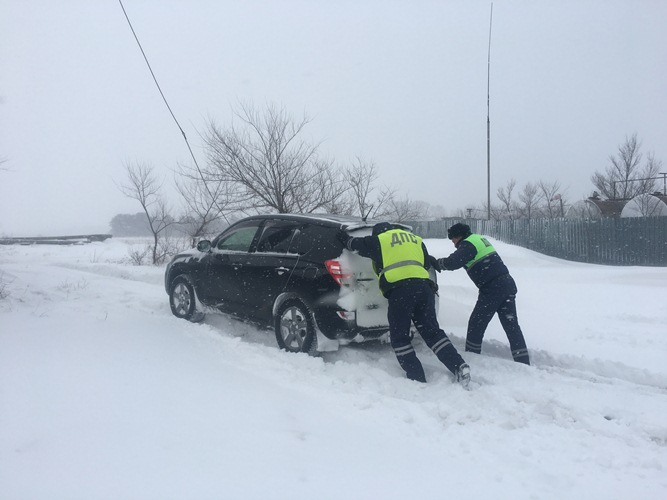 Более 410 ДТП из-за снегопада произошло в Хабаровском крае