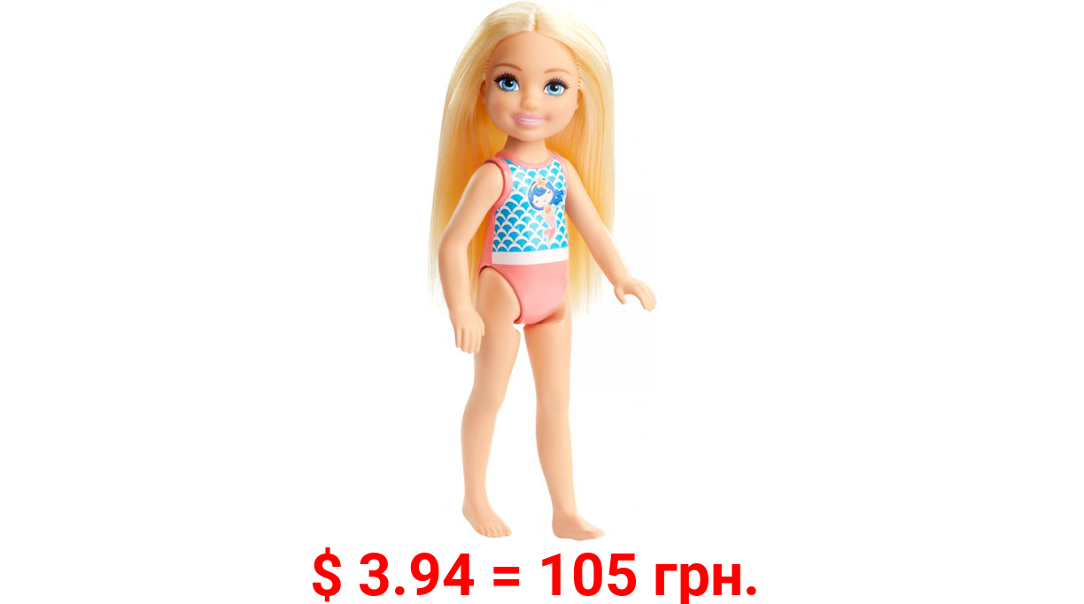 ​Barbie Club Chelsea Beach Doll, 6-inch with Blonde Hair