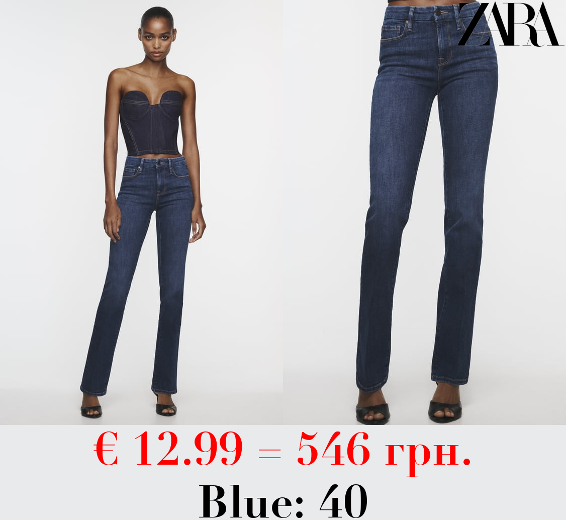 ZW BOOT-CUT MID-RISE CONTOUR JEANS