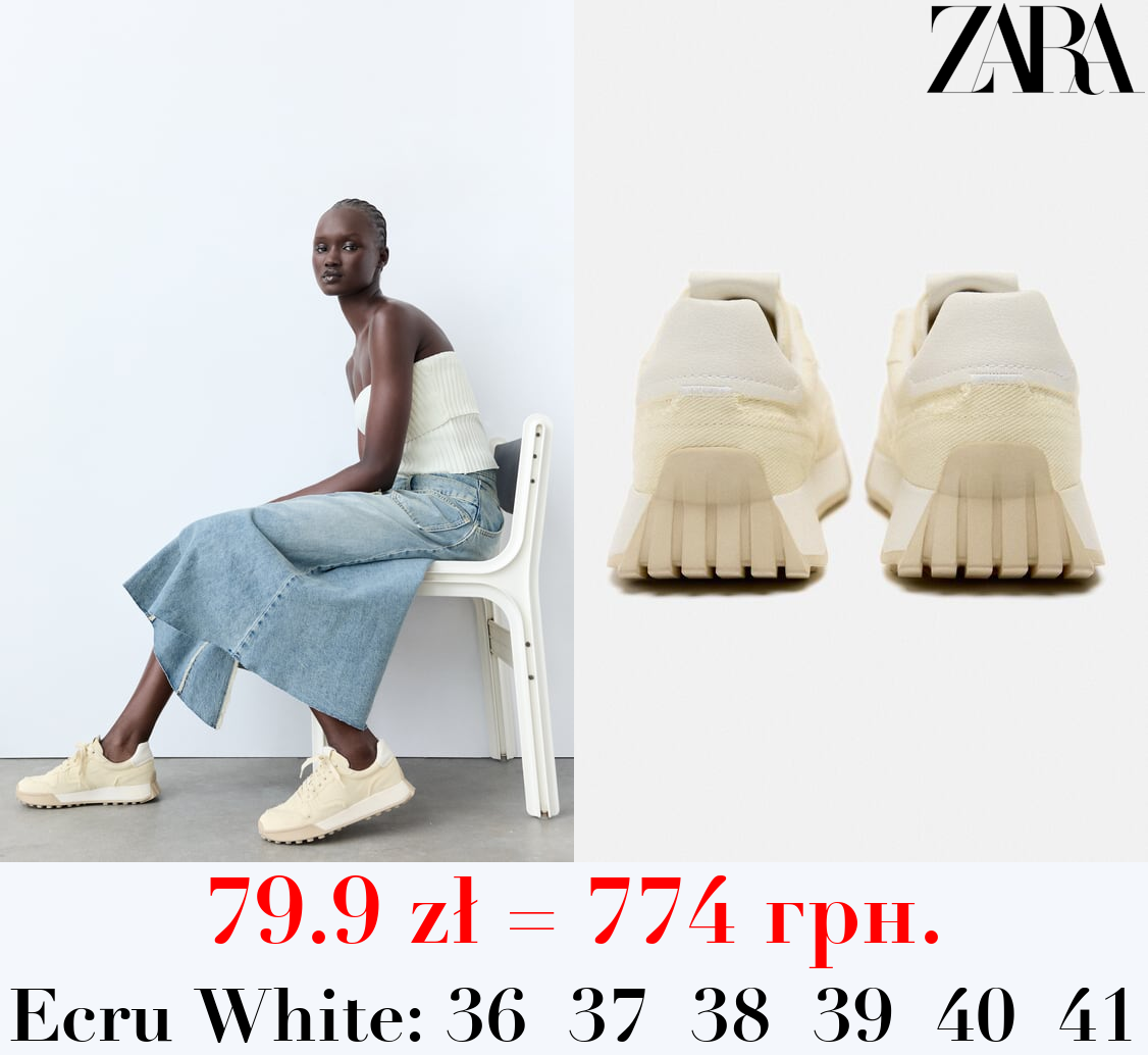 FABRIC RUNNING TRAINERS