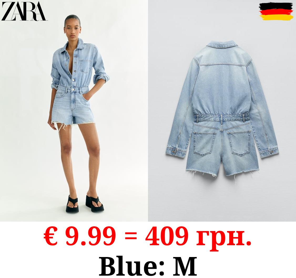 DENIM PLAYSUIT