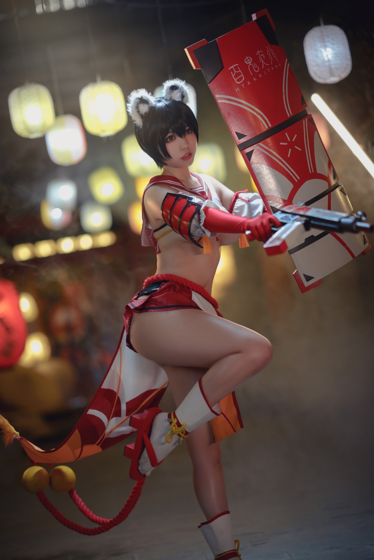 Ganlory 啊日日 Cosplay 春日ツバキ Kasuga Tsubaki 8