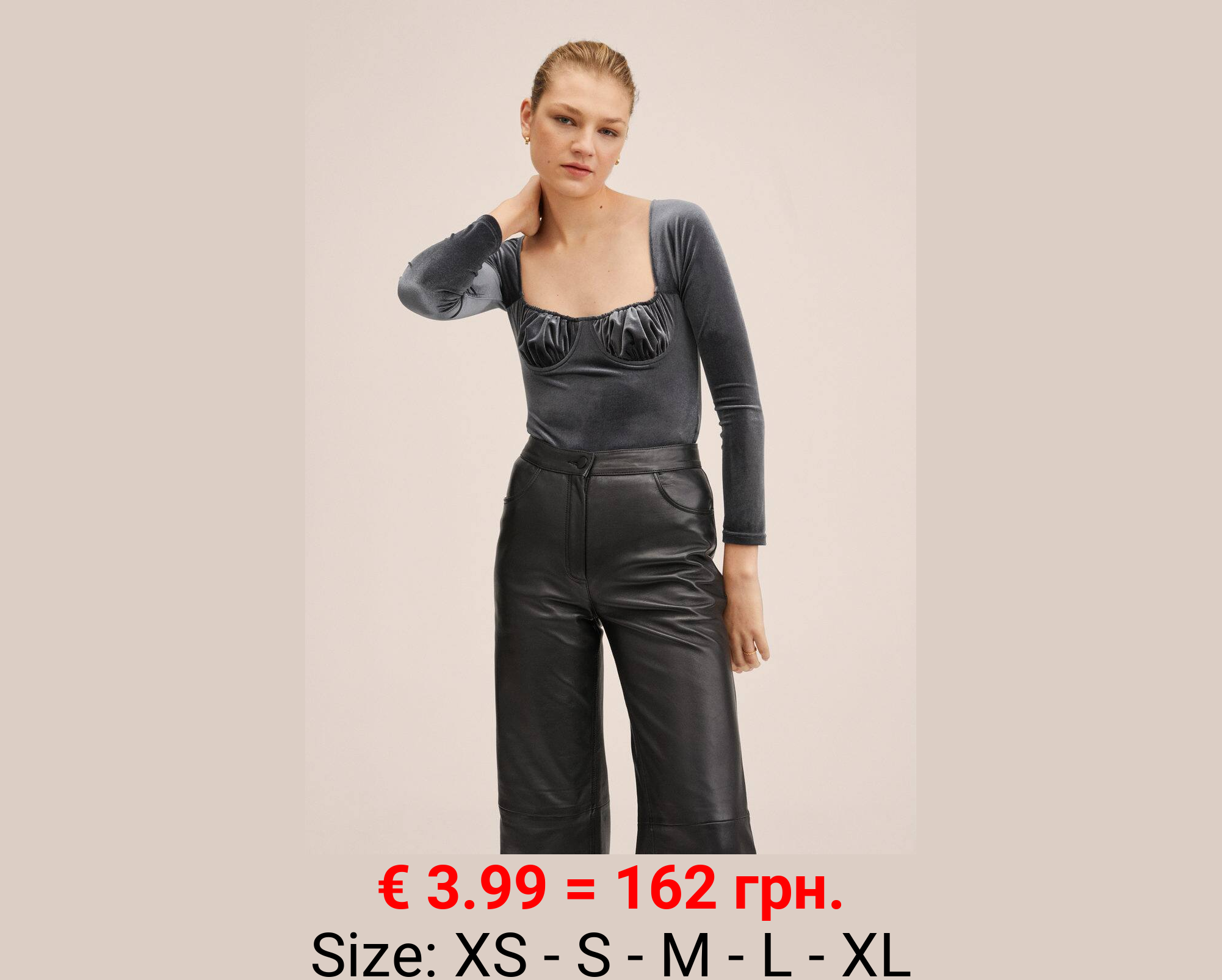 Body terciopelo efecto bra