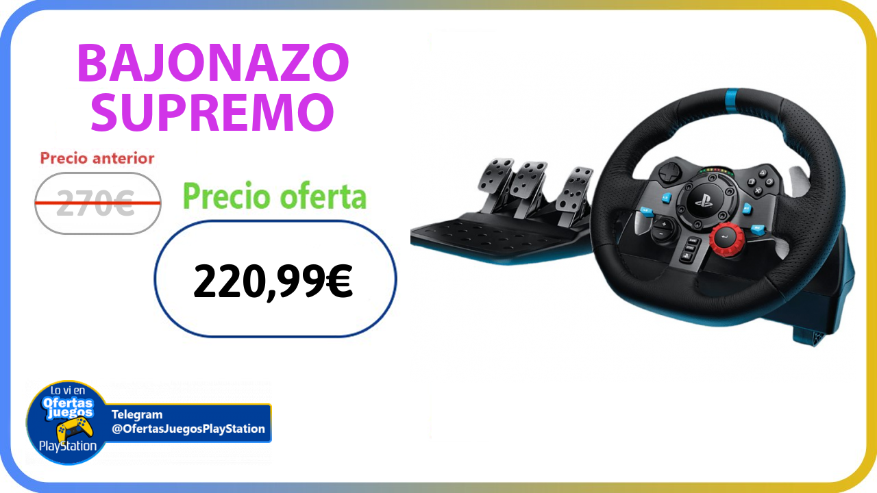 El Logitech G29 Driving Force vuelve en oferta por la promoción navideña de  MediaMarkt