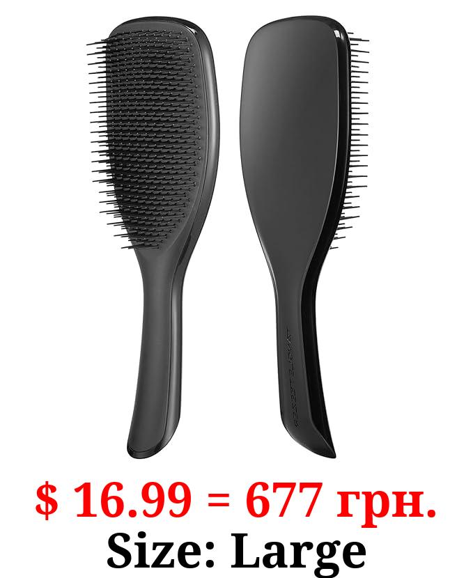Tangle Teezer The Large Ultimate Detangling Brush, Dry and Wet Hair Brush Detangler for Long, Thick, Curly and Textured Hair, Black Gloss