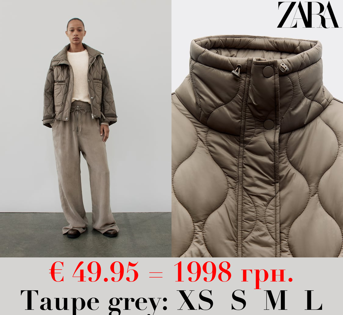 WATER-REPELLENT QUILTED JACKET