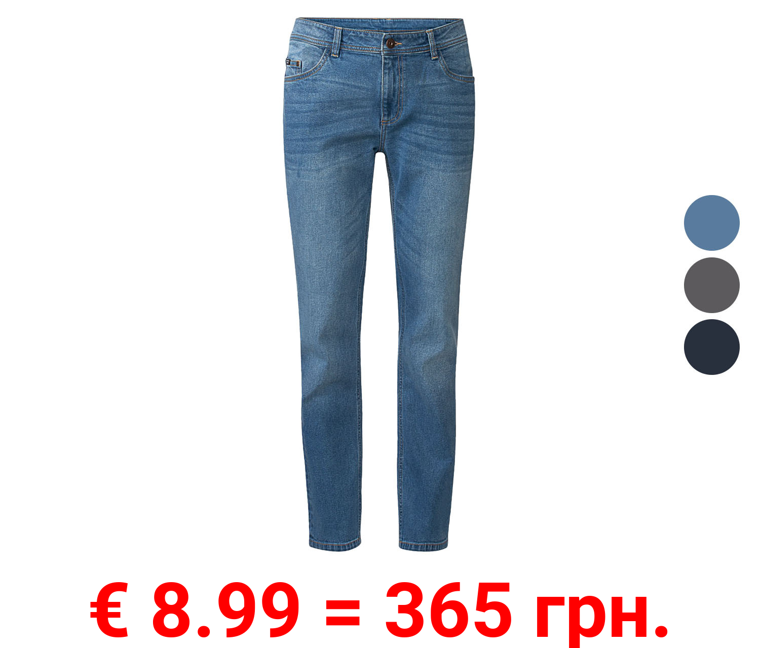 LIVERGY Herren-Jeans Slim Fit, 5 Pocket