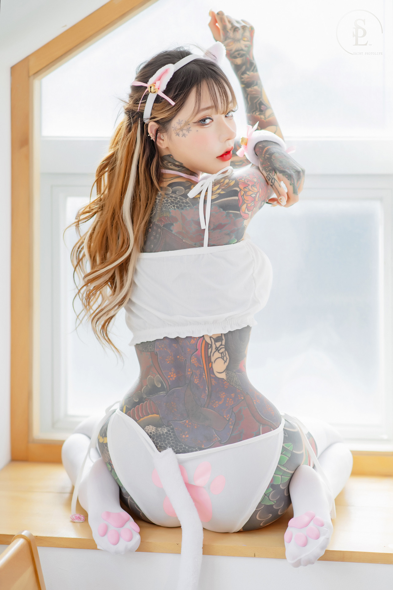 YoKo 요코, [SAINT Photolife] Vol.01 Cat Bride Set.01 33