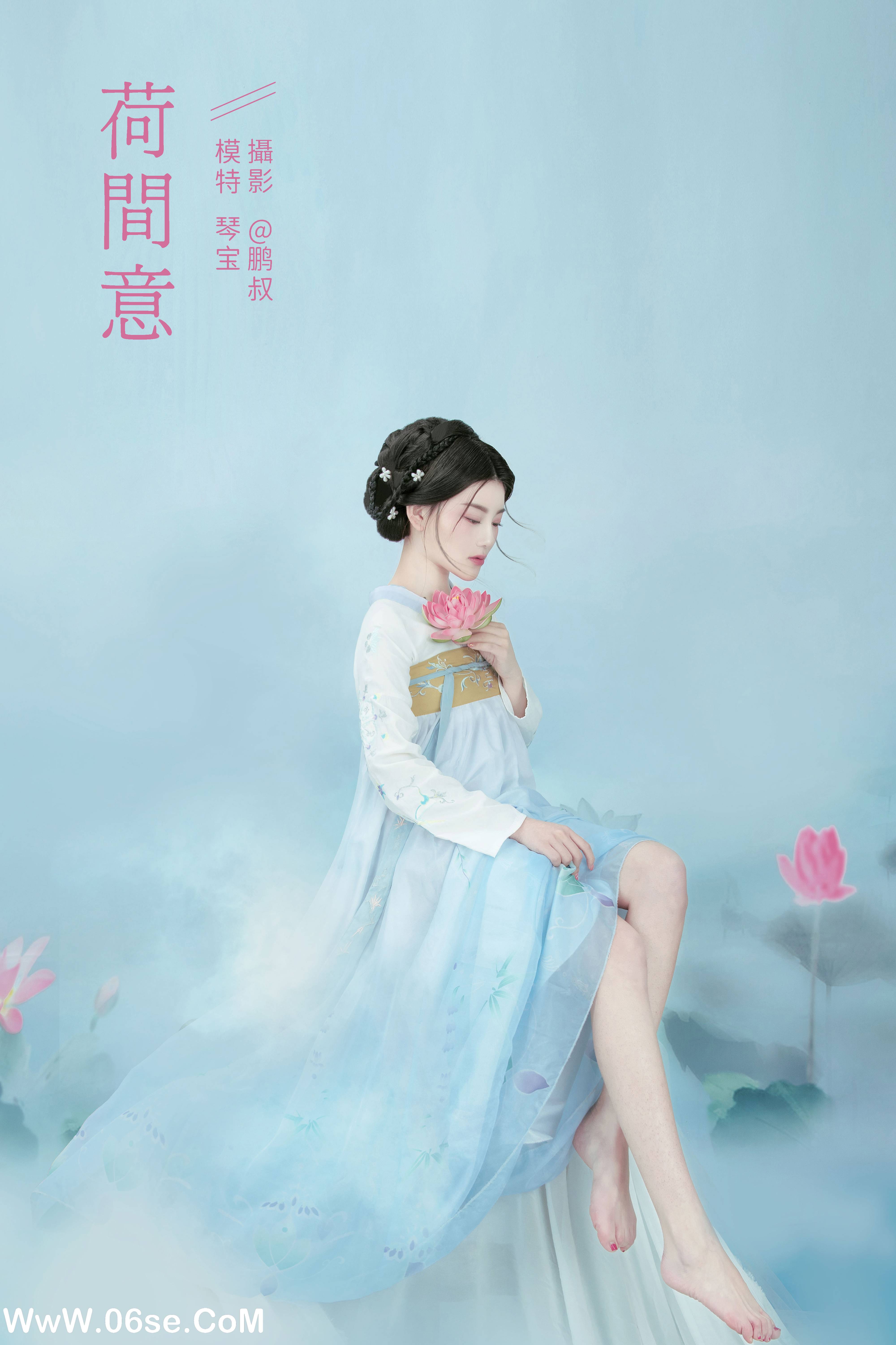 [YITUYU艺图语]2022.01.10 荷间意 琴宝[23+1P／317MB]-六色网