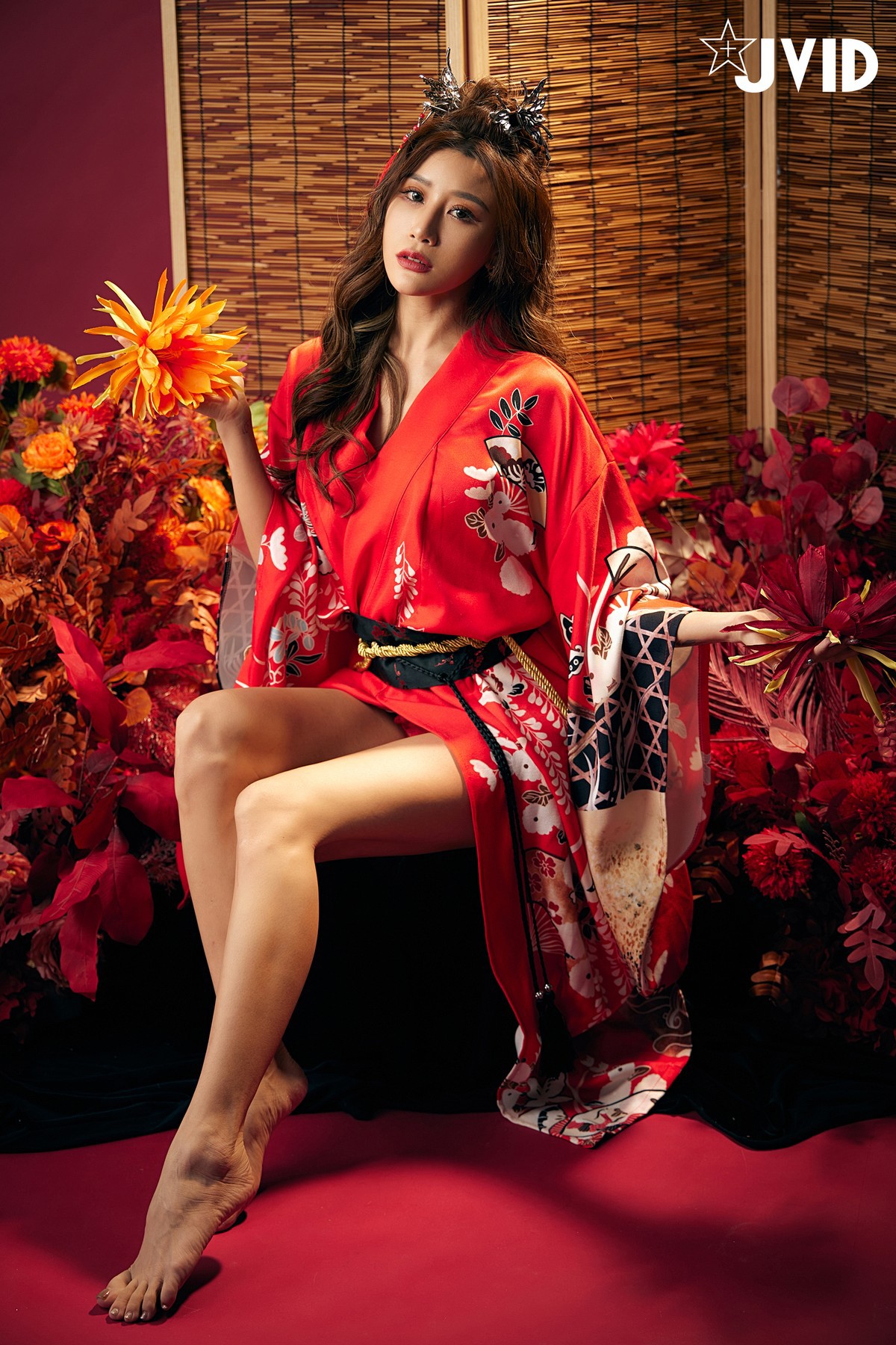 JVID精品 聖上寵幸首選～傾國傾城囍媚娘 婀娜多姿 酥胸外露 Set.01 14