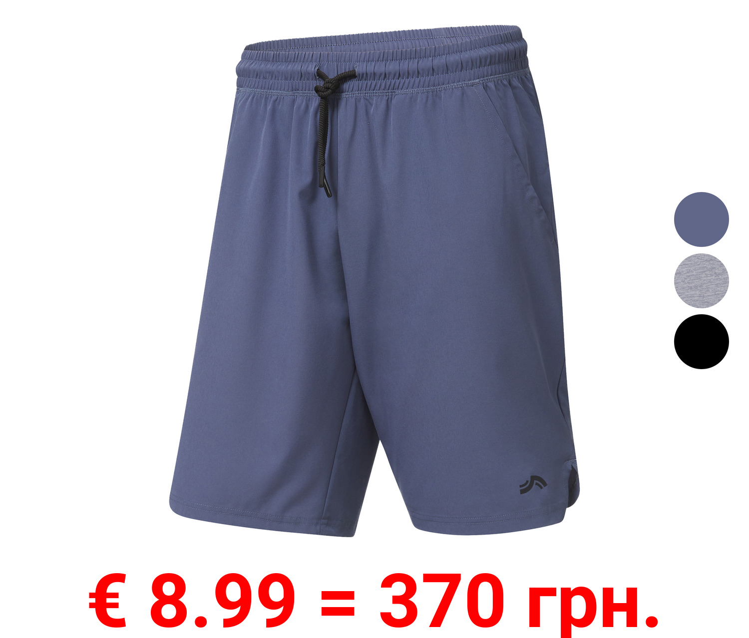 CRIVIT Herren Funktionsshorts mit Gummizugbund