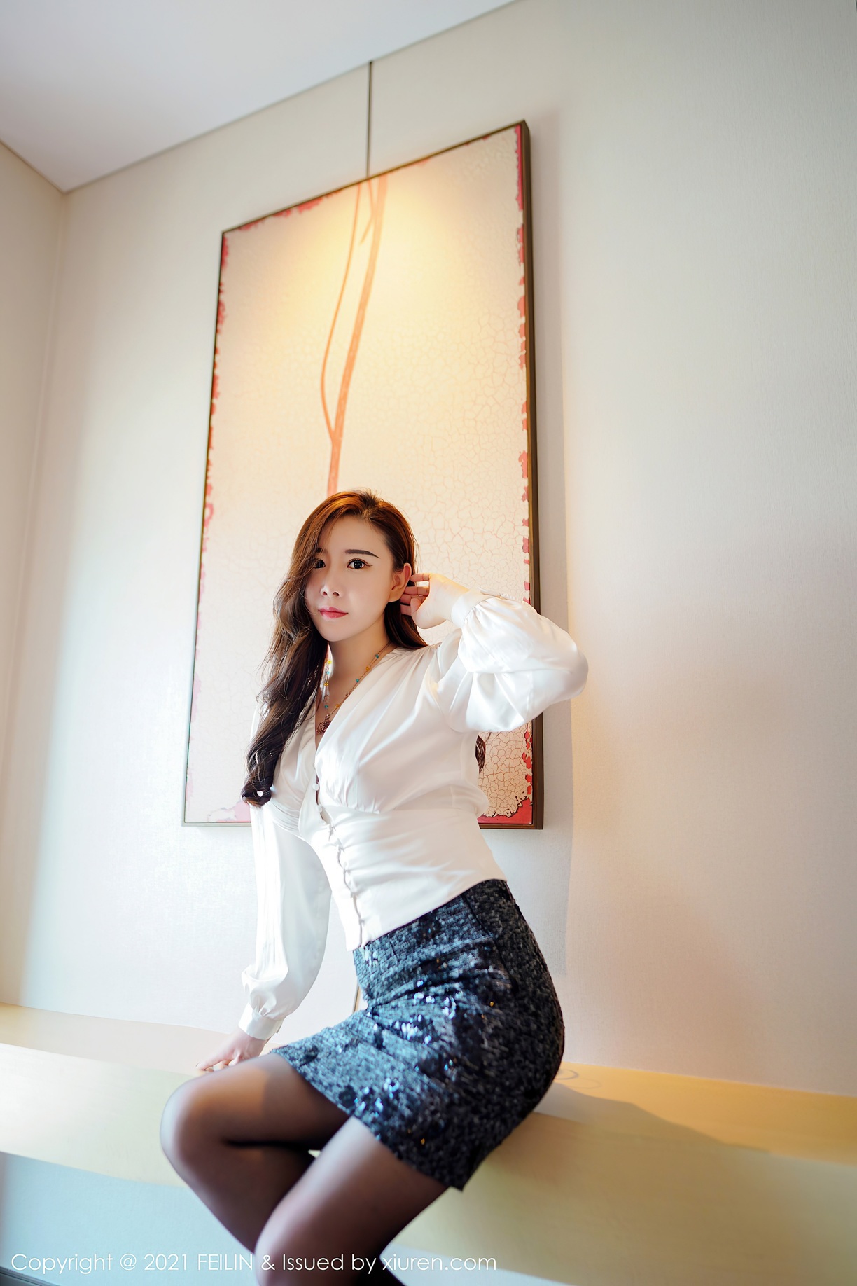 [FEILIN嗲囡囡] 2021.07.05 VOL.400 王婉悠Queen 10