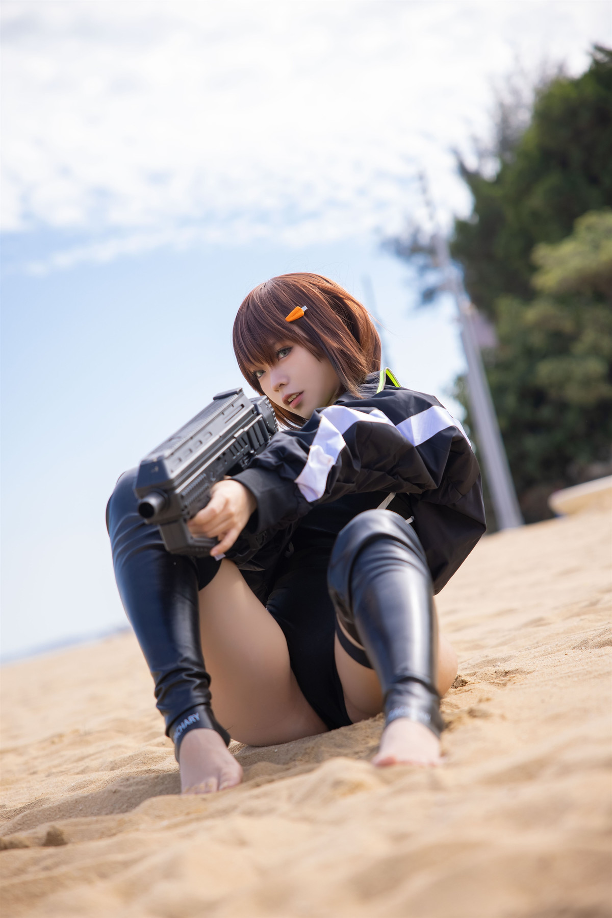 Cosplay G44不会受伤 水泳部的部長 48