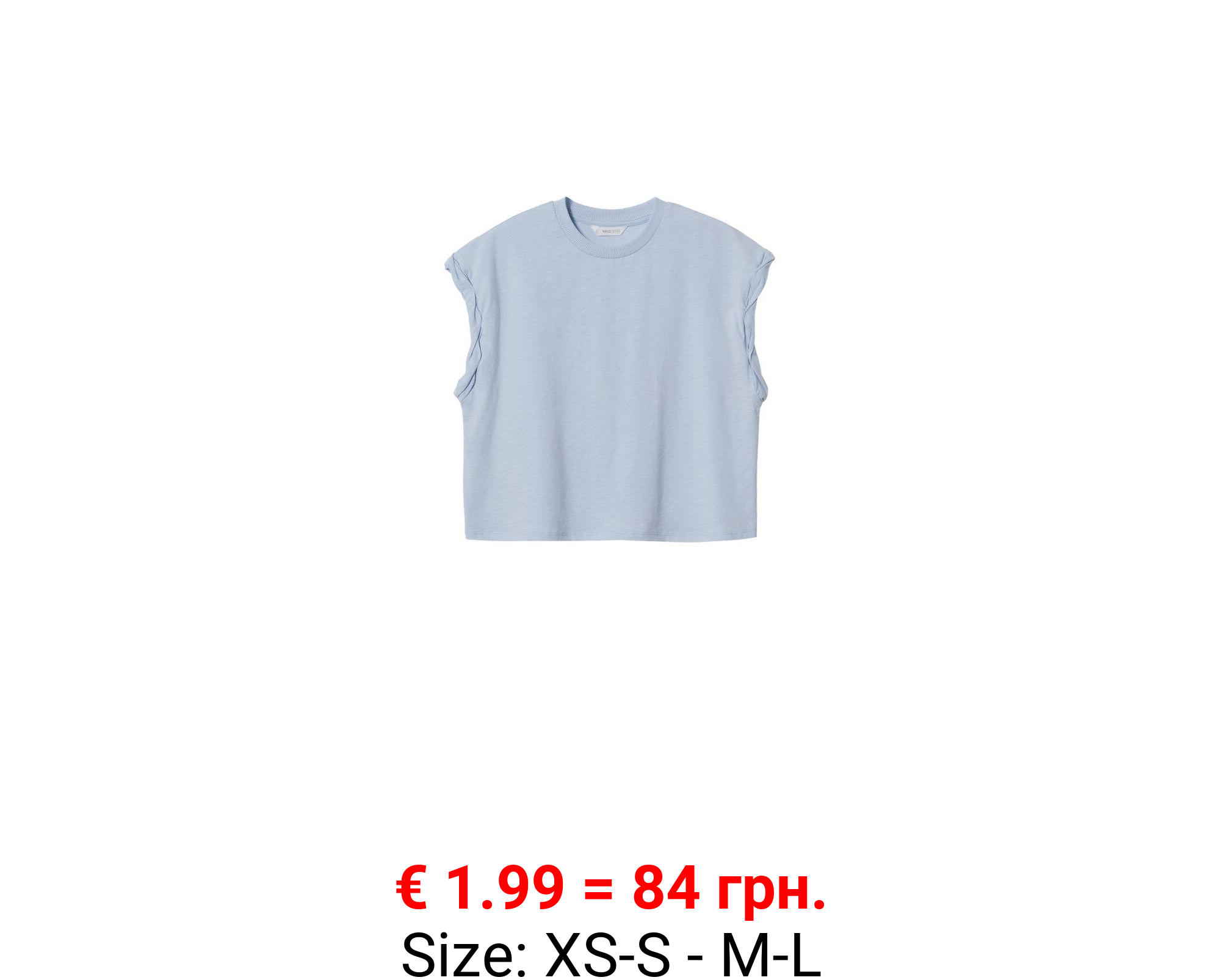 Camiseta sin mangas algodón