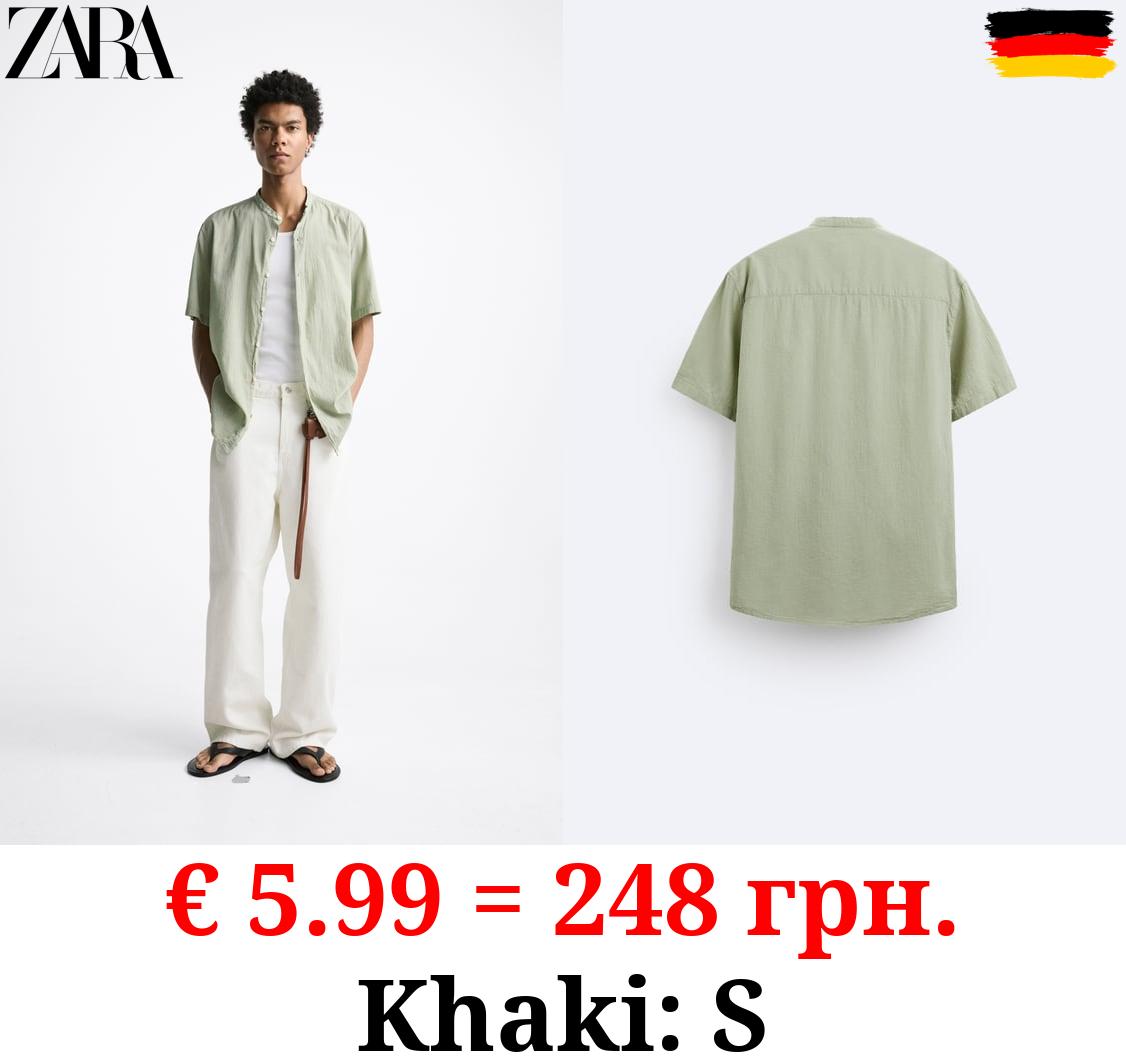 CREASED-EFFECT SHIRT