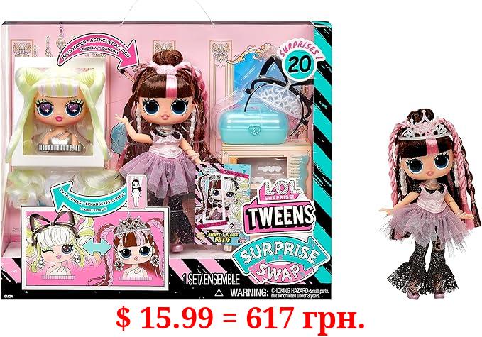 L.O.L. Surprise! Tweens Surprise Swap Bronze-2-Blonde Billie Fashion Doll with 20+ Surprises Including Styling Head and Fabulous Fashions and Accessories – Great Gift for Kids Ages 4+
