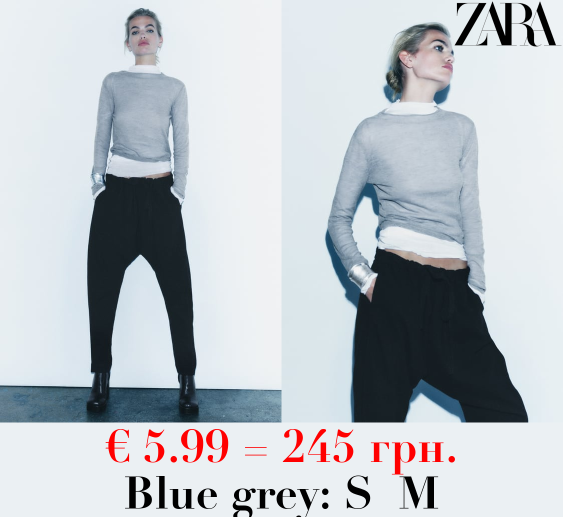 FINE KNIT MOCK NECK SWEATER