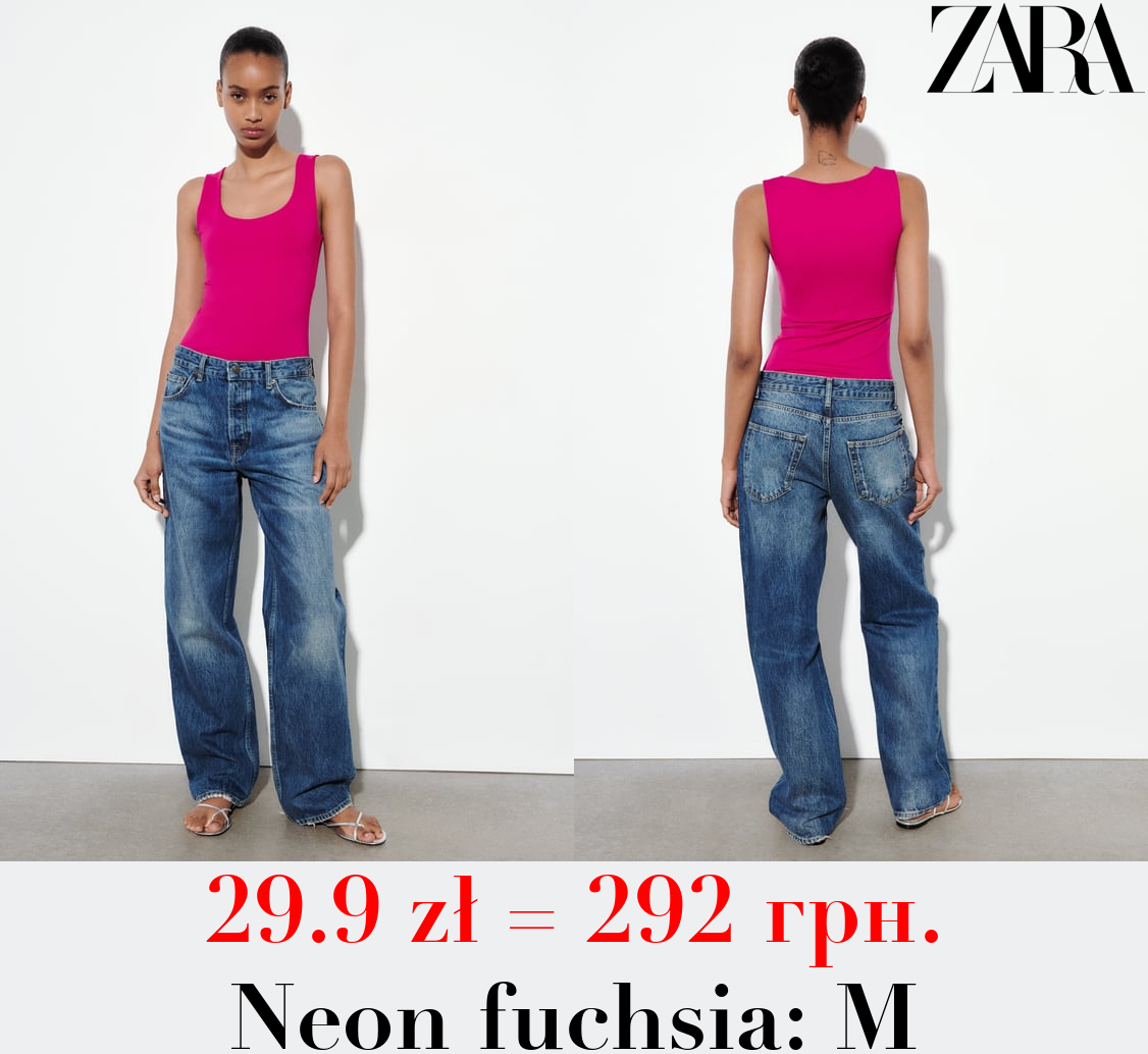 POLYAMIDE TOP WITH WIDE STRAPS