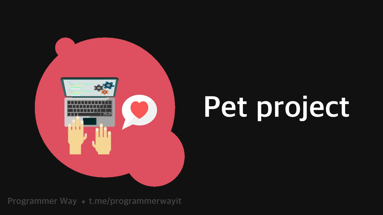 Pet project. Programmer way.