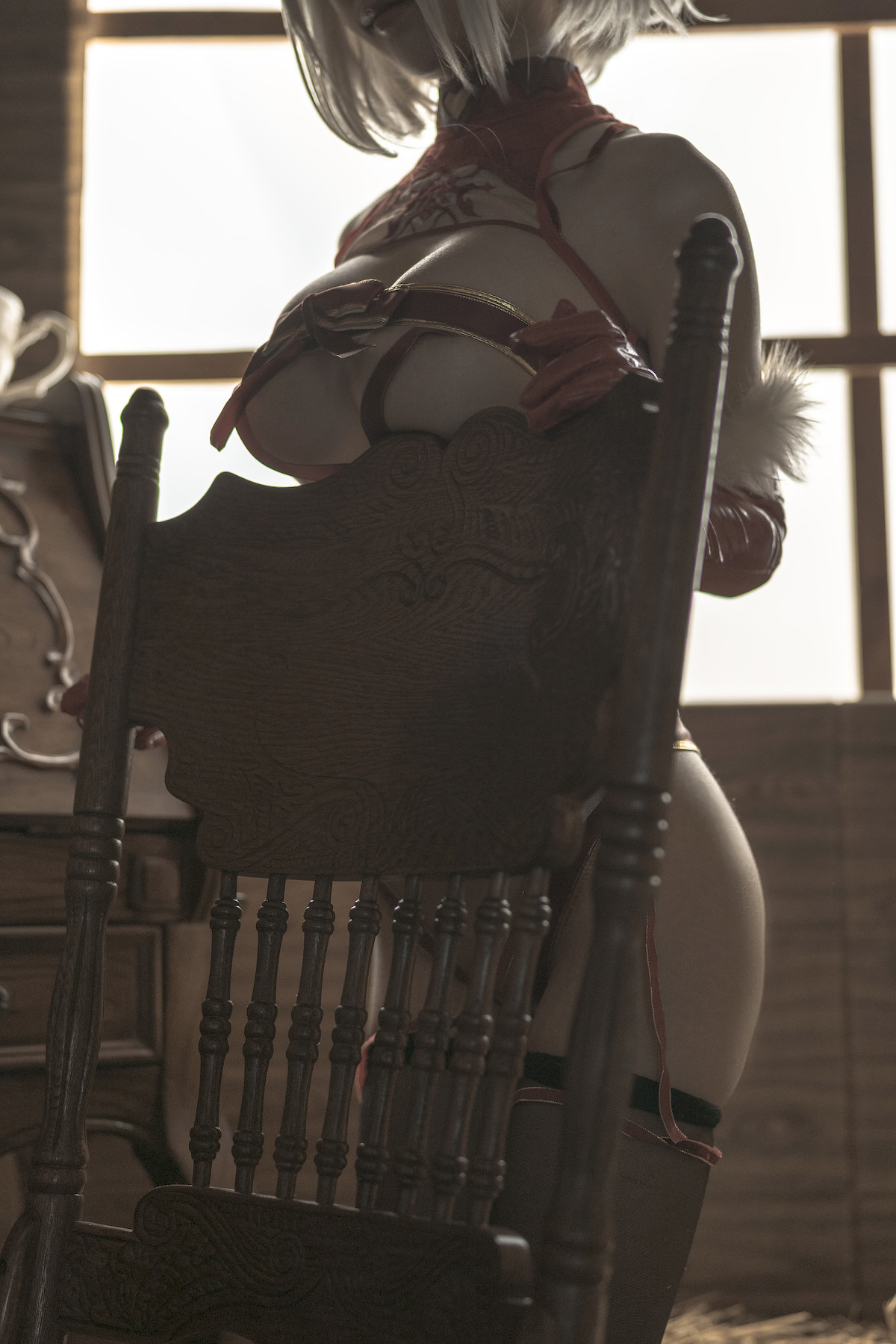 蠢沫沫 Cosplay 2B 圣诞 Christmas 39