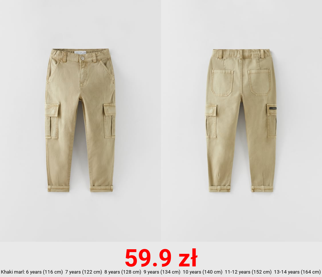 CANVAS CARGO TROUSERS