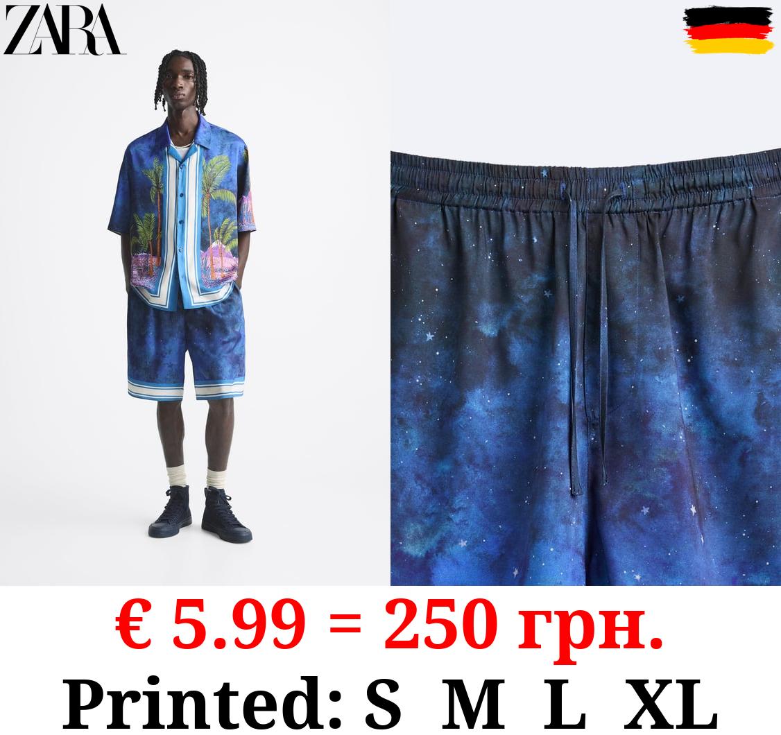 STAR PRINT BERMUDA SHORTS