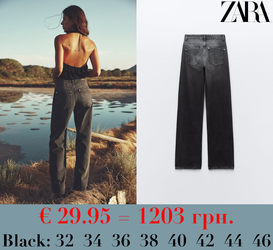Z1975 STRAIGHT-FIT HIGH-WAIST LONG LENGTH JEANS