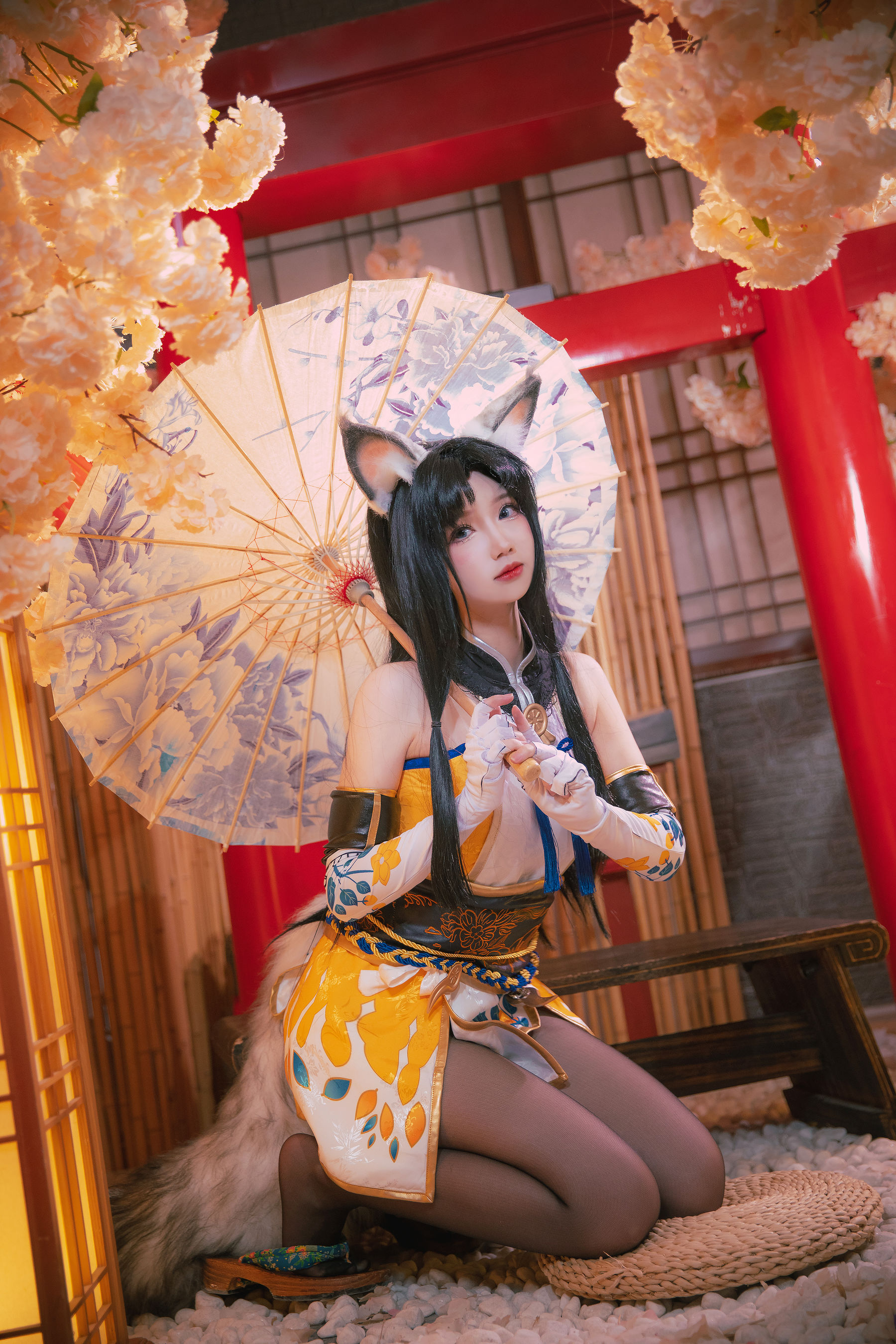 [福利COS]_动漫博主雪晴Astra_-_永劫无间_黑丝胡桃-写真图集共24P 3