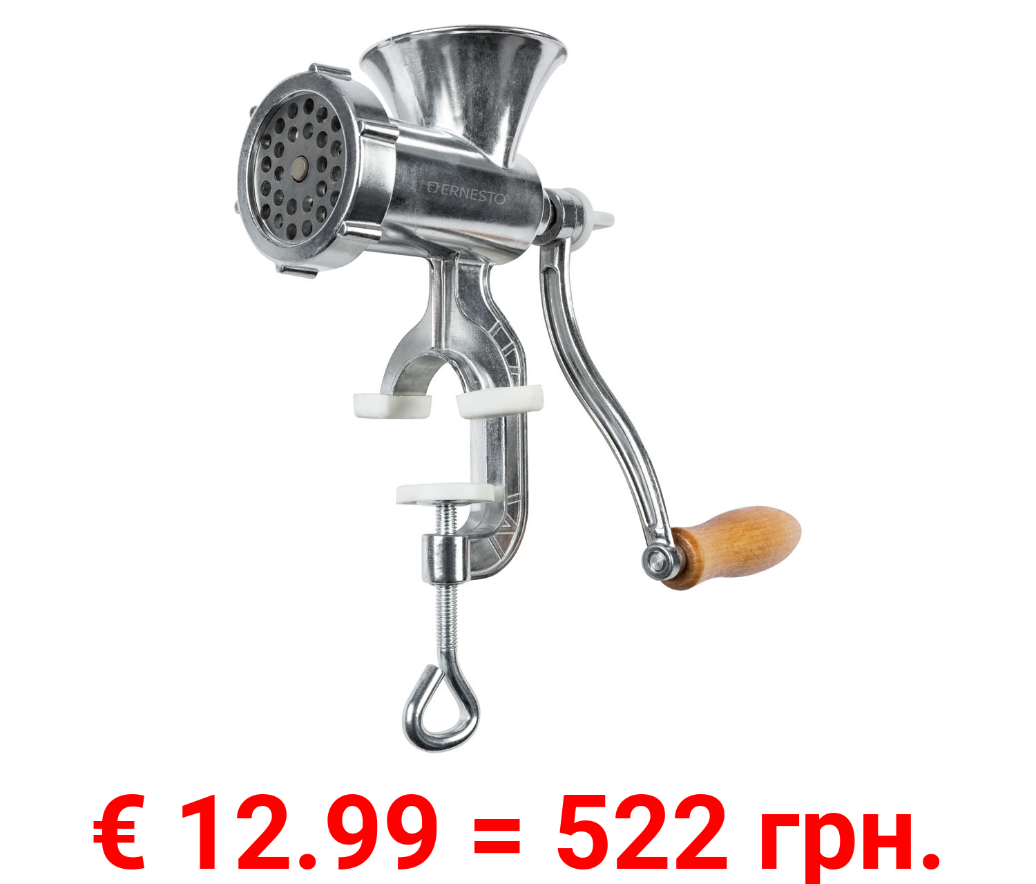 ERNESTO® Manueller Fleischwolf, mit Kurbel