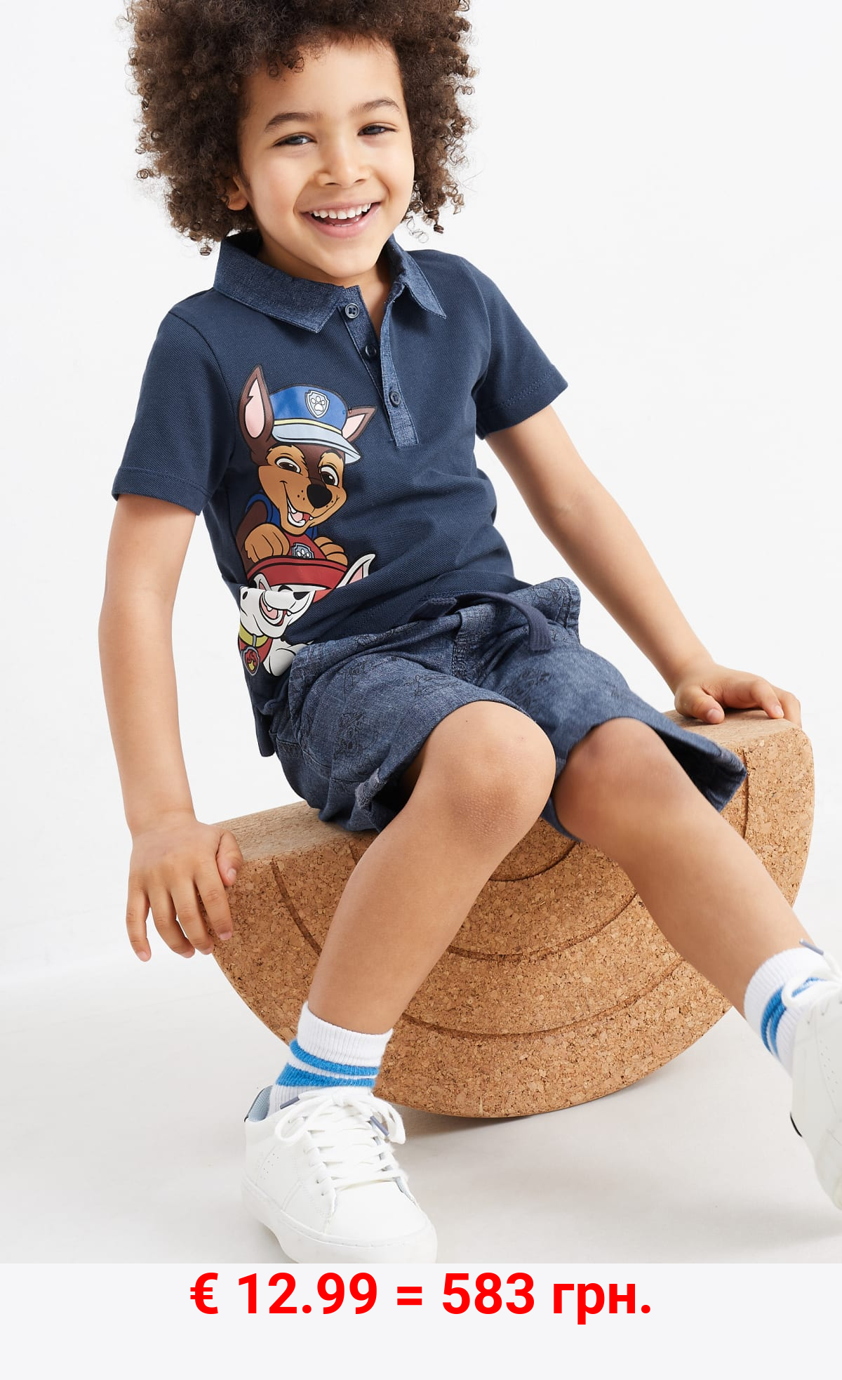 PAW Patrol - Set - Poloshirt und Jeans-Shorts - 2 teilig