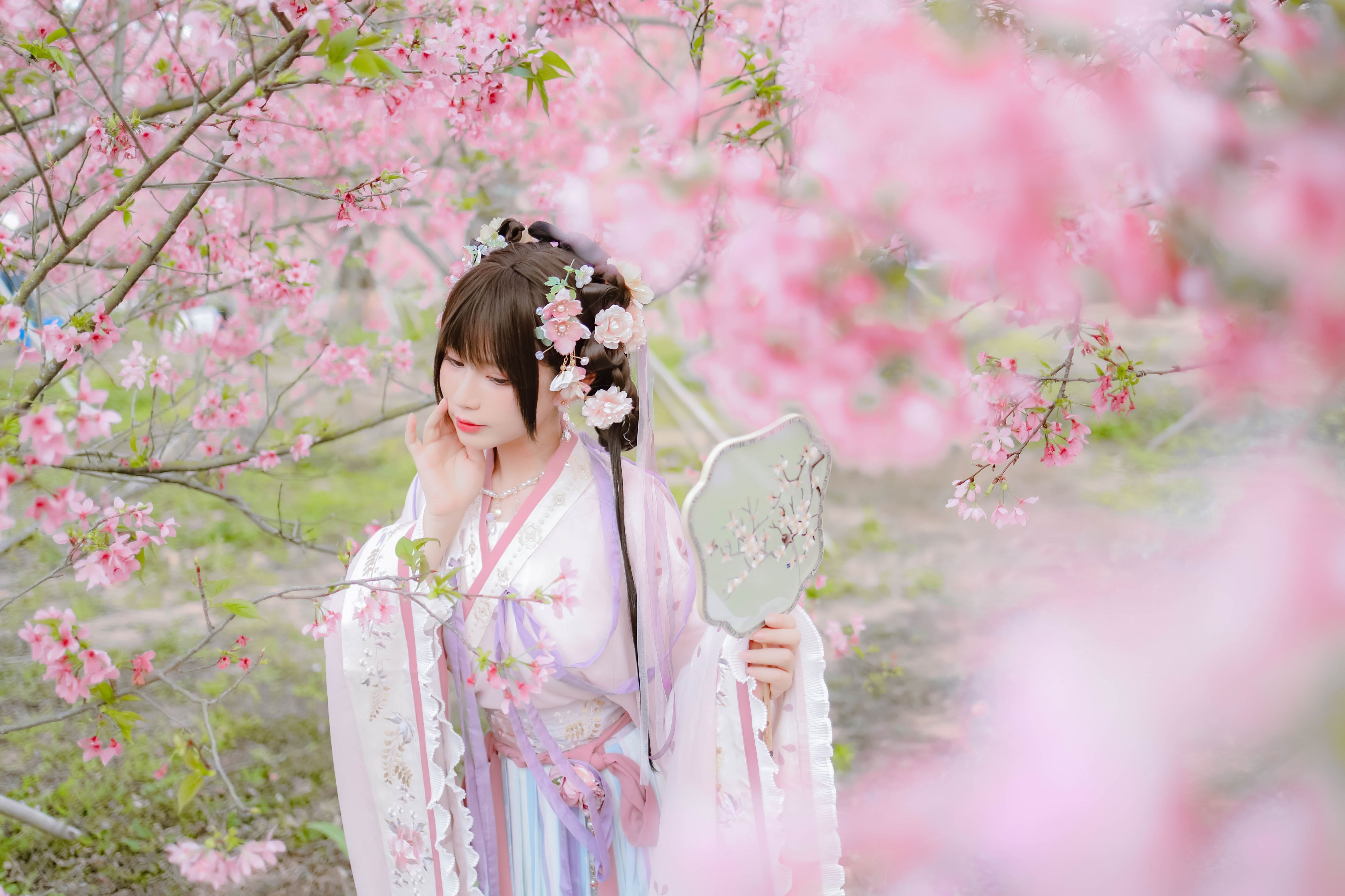 喵子Nyako - 樱花汉服 花神祈愿 [52P-219MB] 38