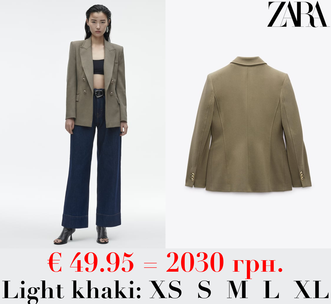 TAILORED DOUBLE-BREASTED BLAZER