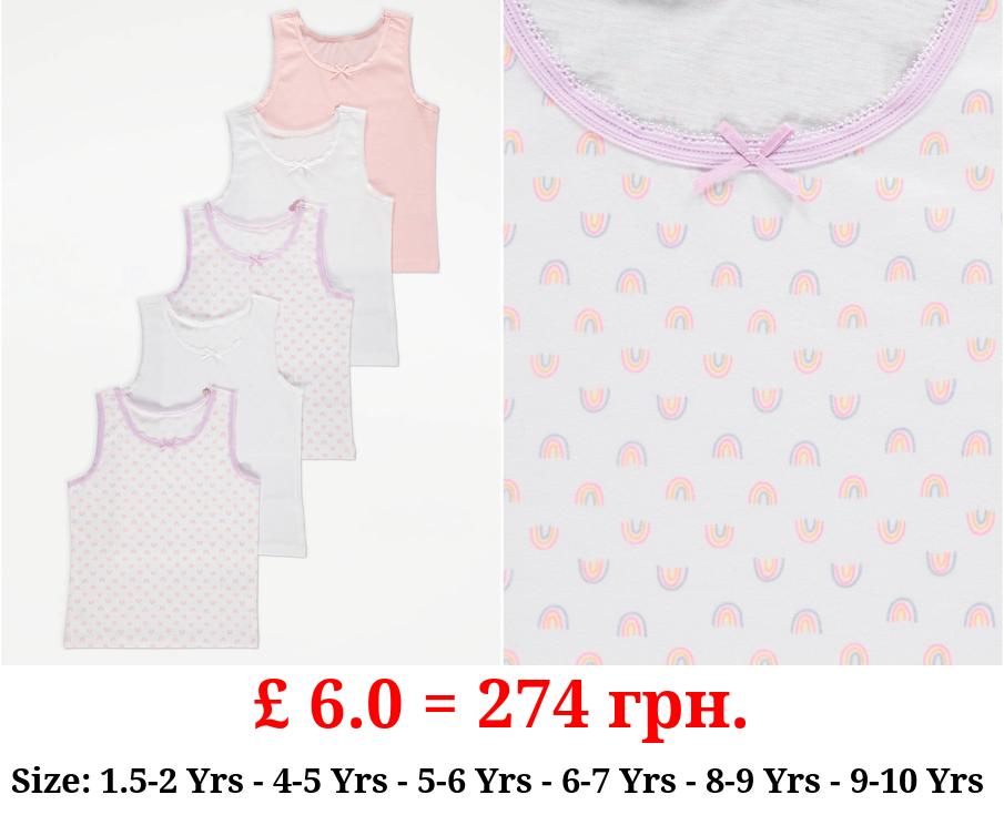 Unicorn Rainbow Vests 5 Pack