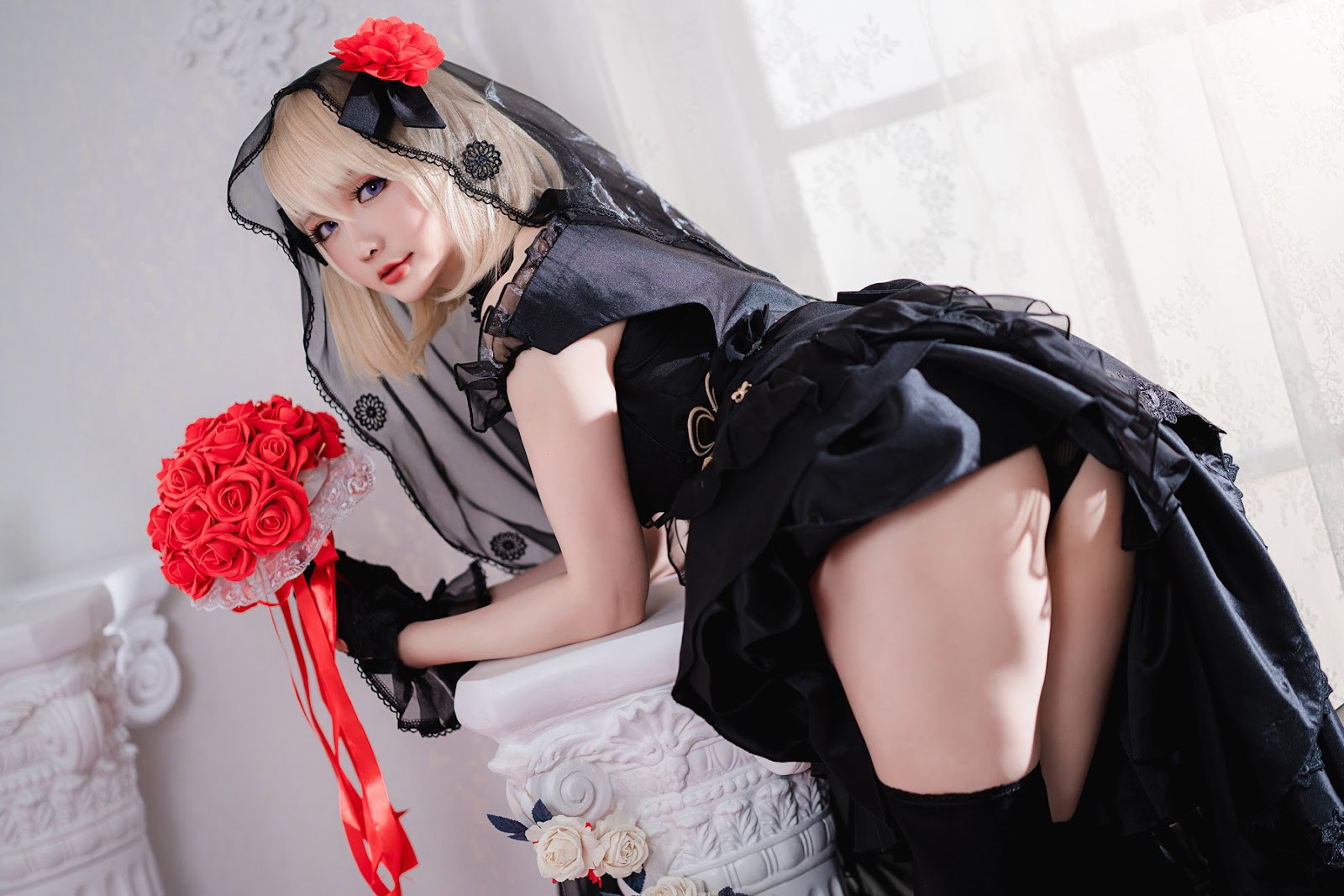 Cosplay 星之迟迟Hoshilily Z23婚纱 28